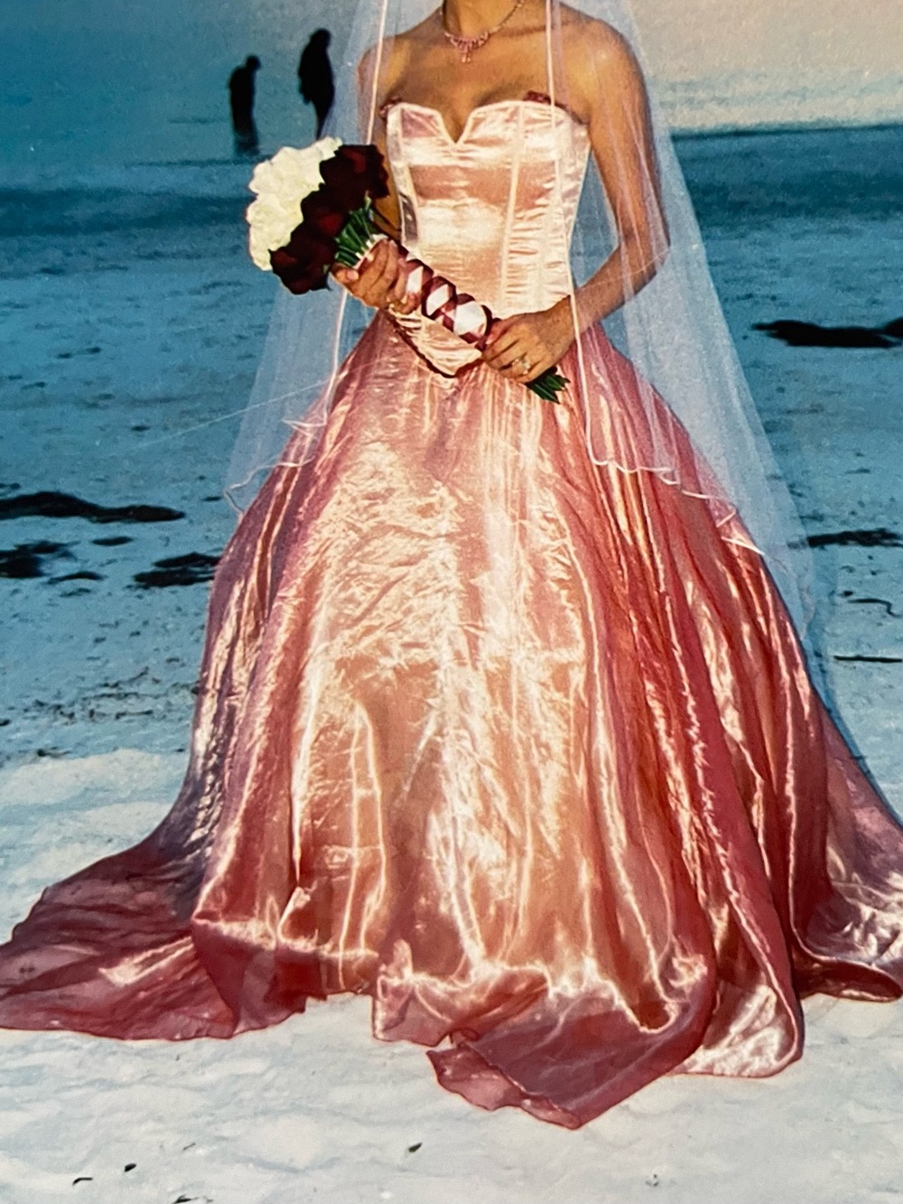 Ball Gown Wedding Dress in Shimmering Rose - Picture 5 of 10